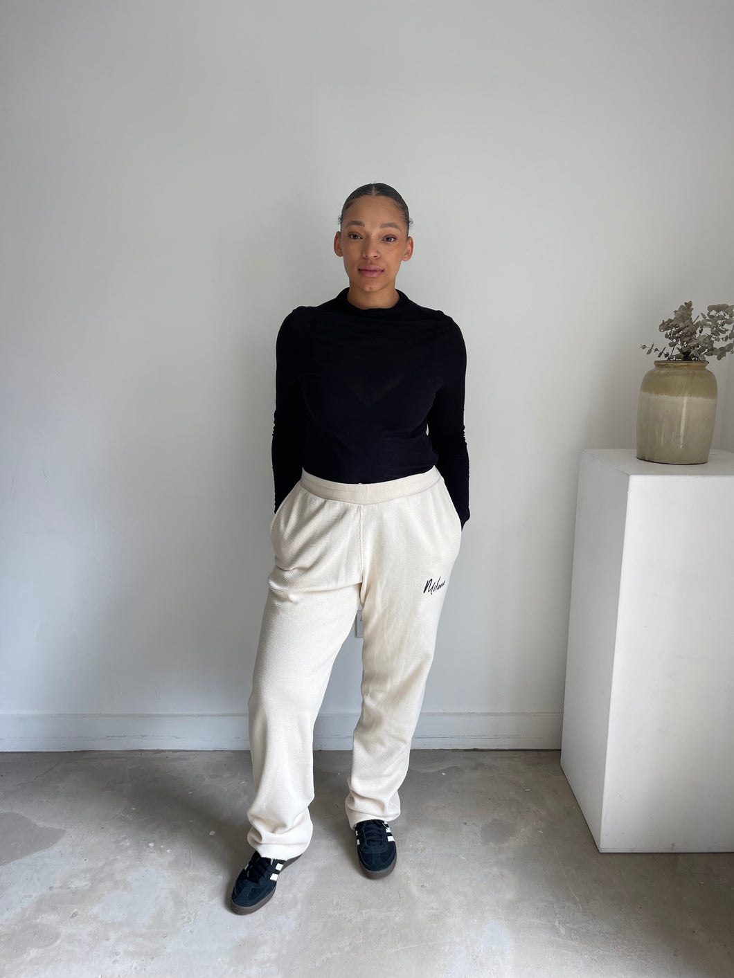 Milana Studios Waffle Joggers