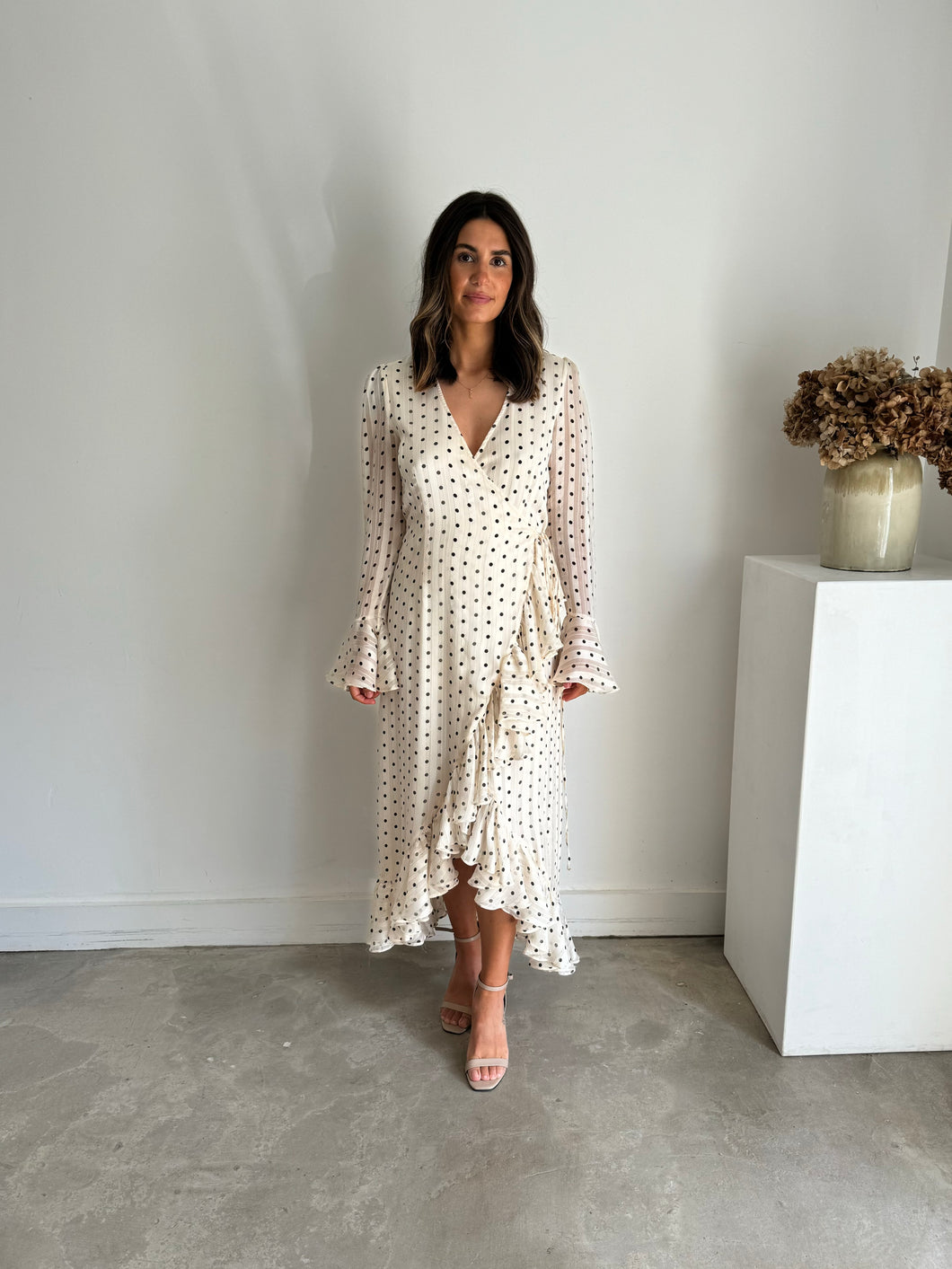 Shona Joy Polka Dot Dress