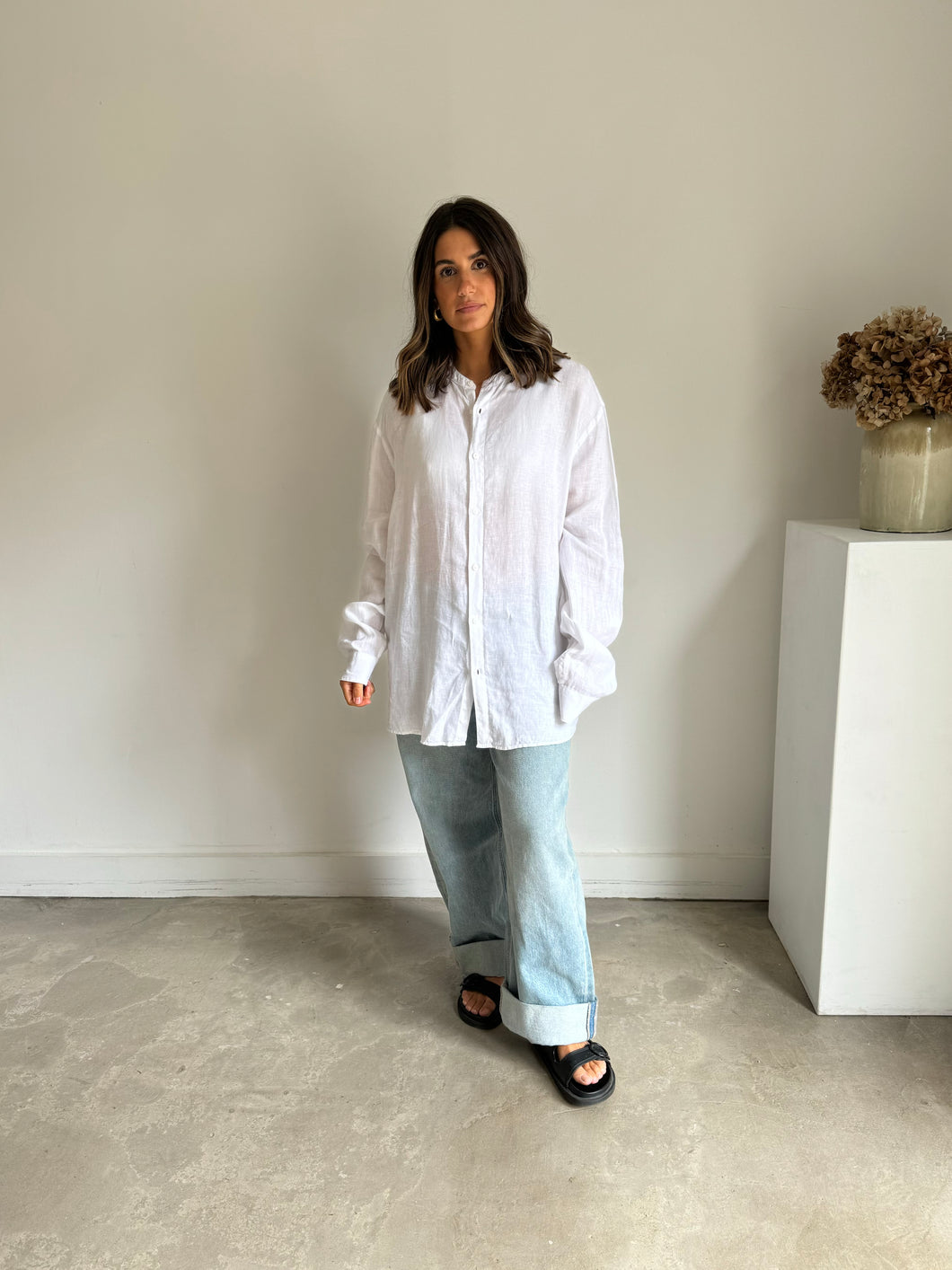 M&S Linen Oversized Shirt