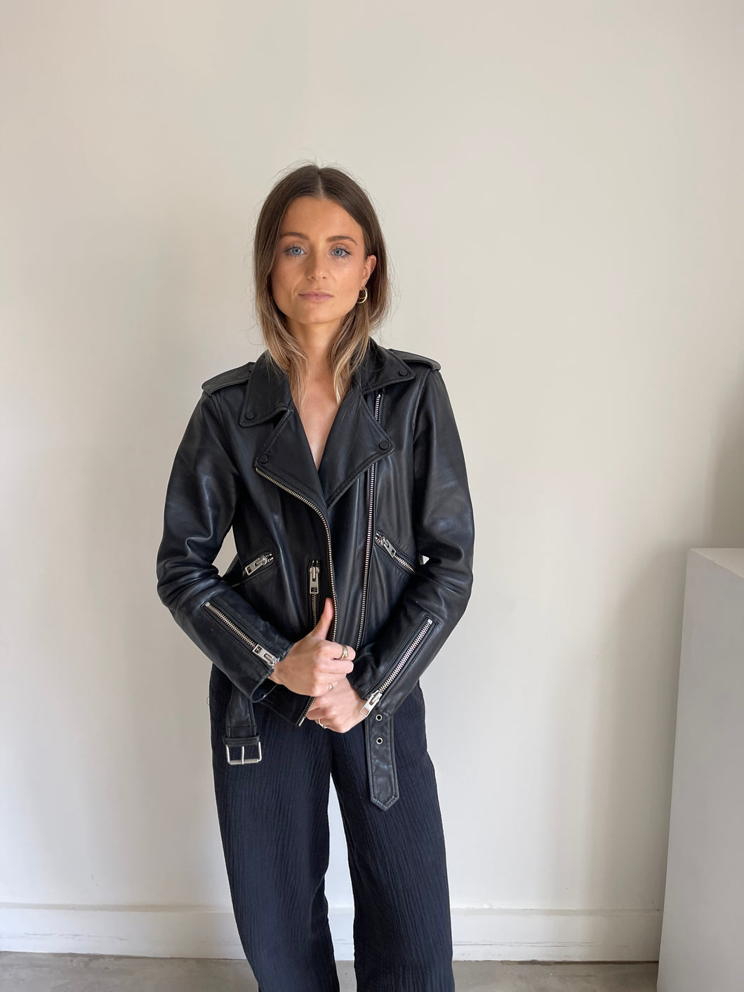 All Saints Real Leather Jacket