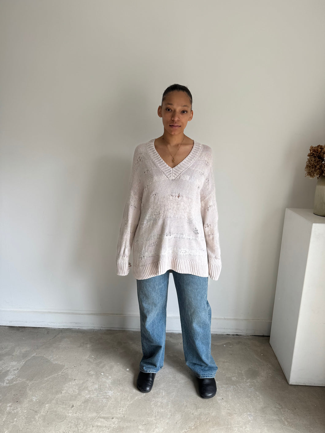 COS Linen Blend Jumper