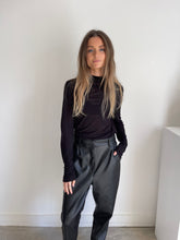 Load image into Gallery viewer, H&amp;M Faux Leather Trousers
