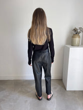 Load image into Gallery viewer, H&amp;M Faux Leather Trousers
