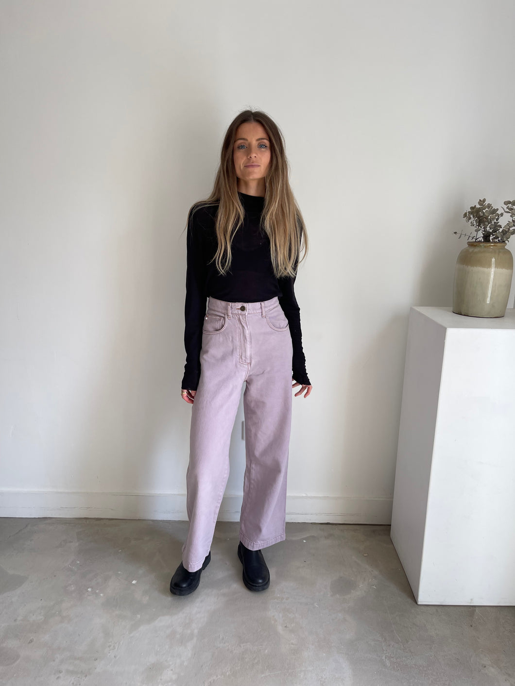 Nanushka Lilac Jeans