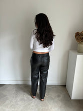 Load image into Gallery viewer, Mango Faux Leather Trousers NEW
