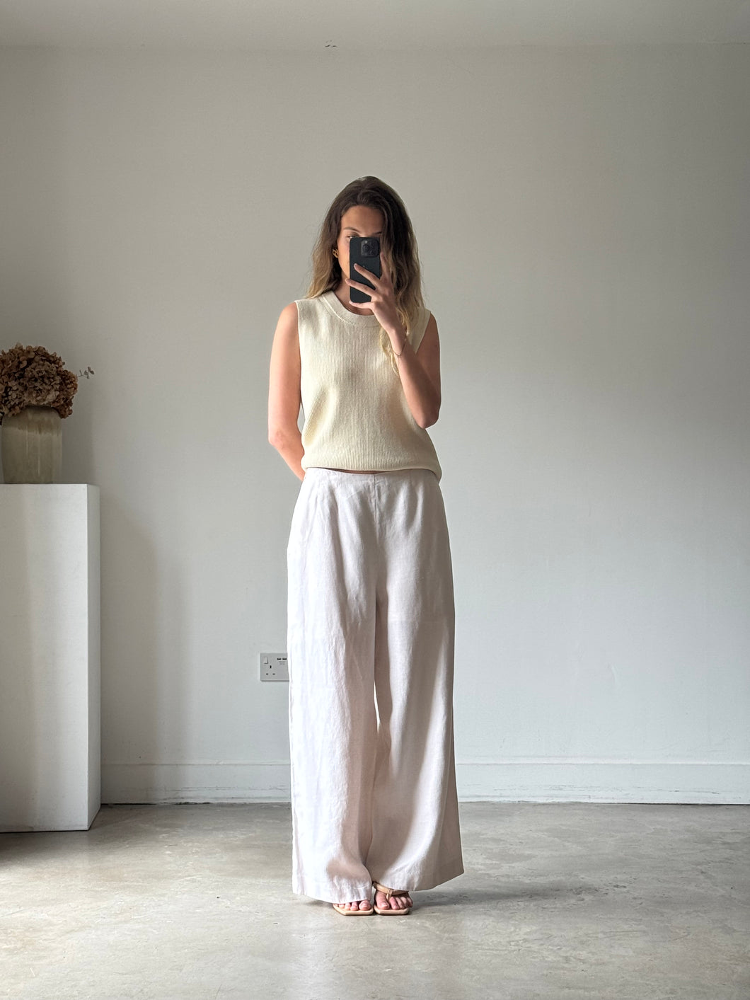 Whistles Linen Trousers