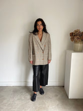 Load image into Gallery viewer, Vintage Wool Blend Houndstooth Blazer
