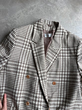 Load image into Gallery viewer, Vintage Wool Blend Houndstooth Blazer
