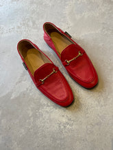 Load image into Gallery viewer, Russell &amp; Bromley Red Snaffle Loafer - UK 6 - NEW
