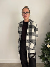 Load image into Gallery viewer, Zara Checked Tasselled Shacket
