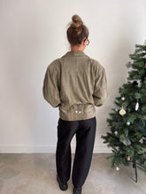 Load image into Gallery viewer, Vintage Suede Cropped Jacket
