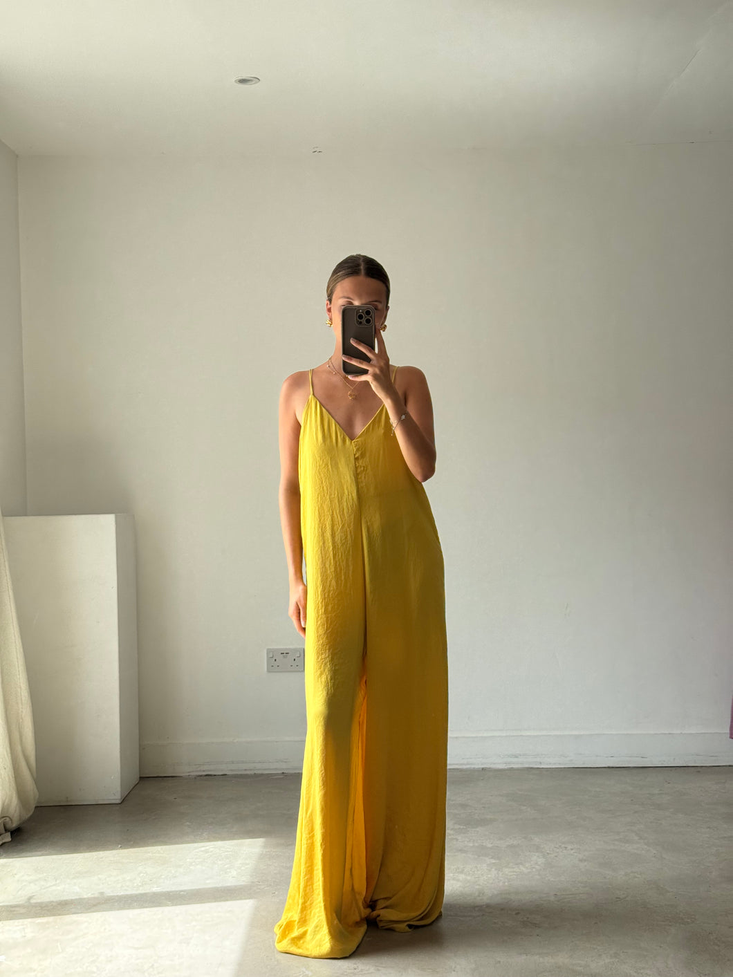 Zara Satin Jumpsuit