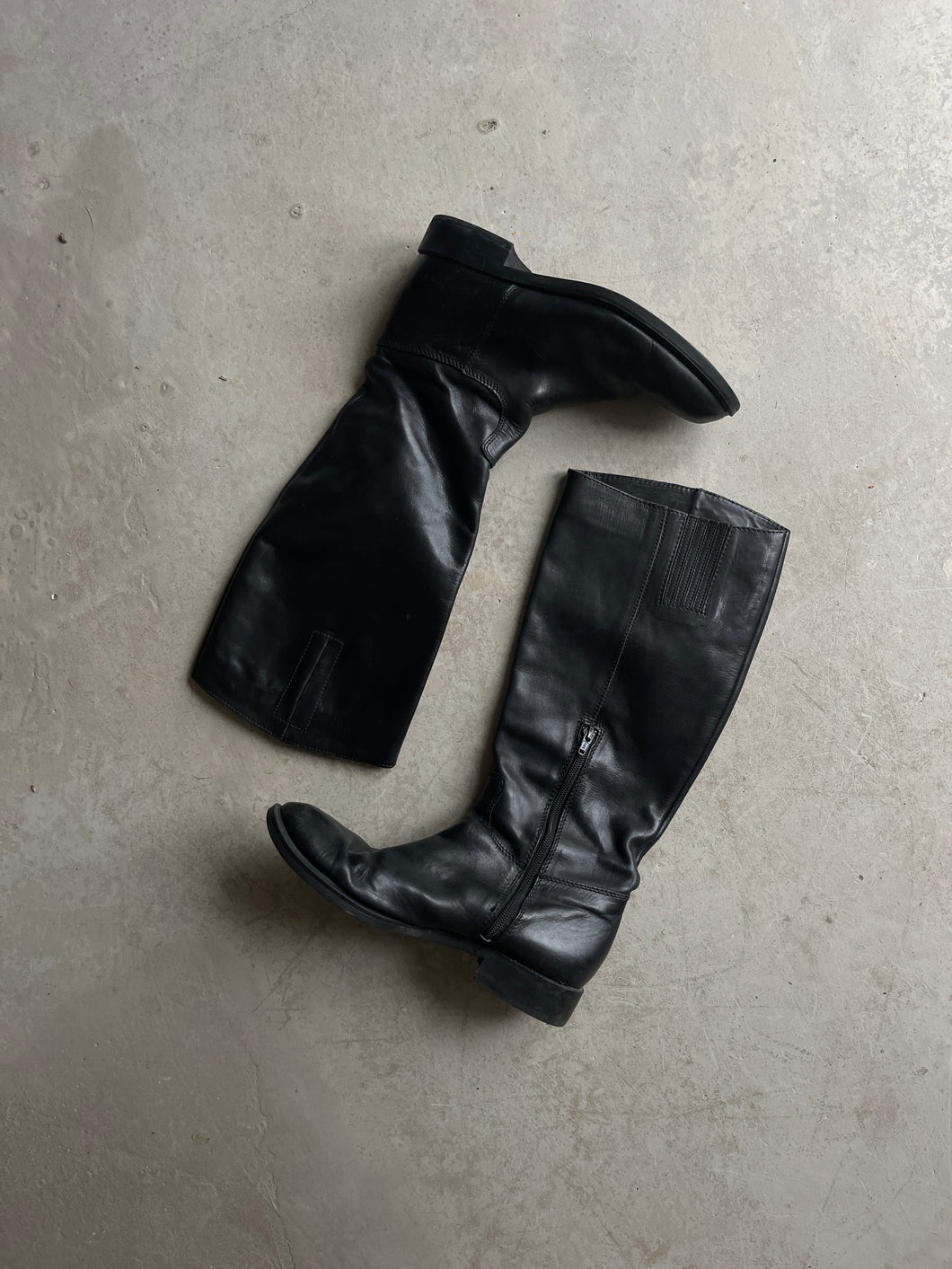 Leather Knee High Boots - UK 7