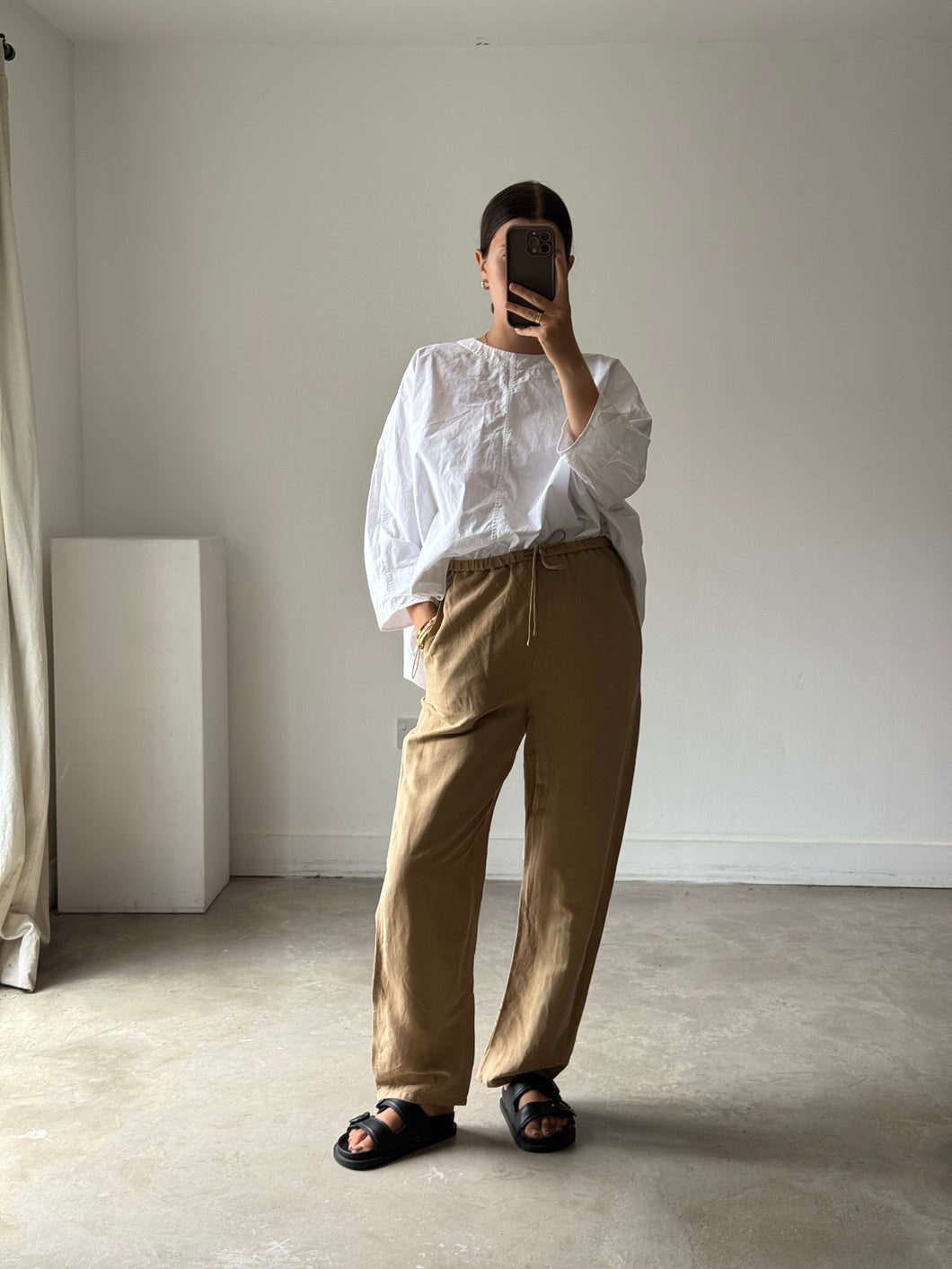 Arket Silk / Linen Trousers