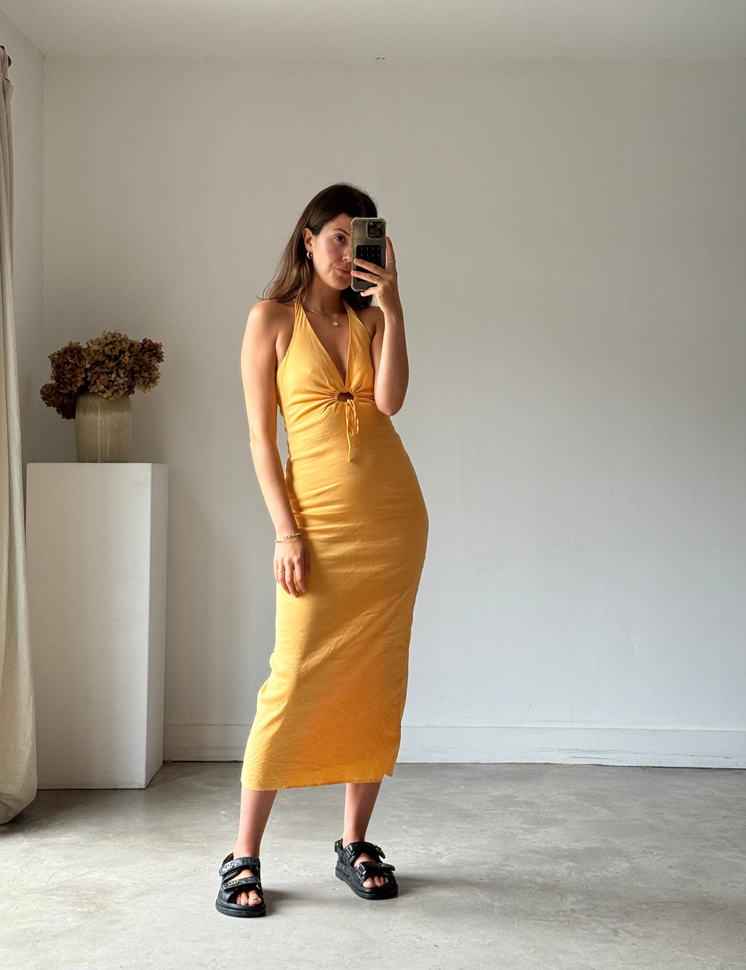 Zara Halter Neck Dress