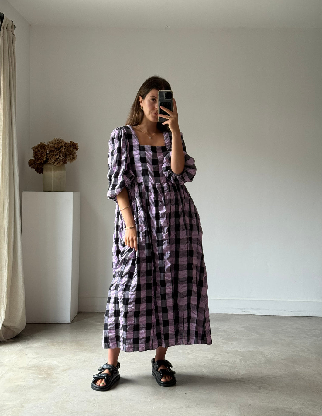 Collusion Gingham Dress