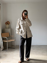 Load image into Gallery viewer, Oversized Linen Jacket
