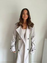 Load image into Gallery viewer, Asos Checked Trench Coat
