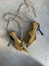 Load image into Gallery viewer, Marni Gold Heels NEW - UK 7

