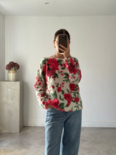 Load image into Gallery viewer, Sezane Floral Wool / Mohair Blend Jumper
