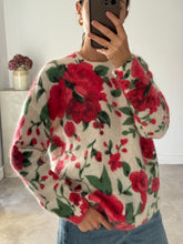 Load image into Gallery viewer, Sezane Floral Wool / Mohair Blend Jumper
