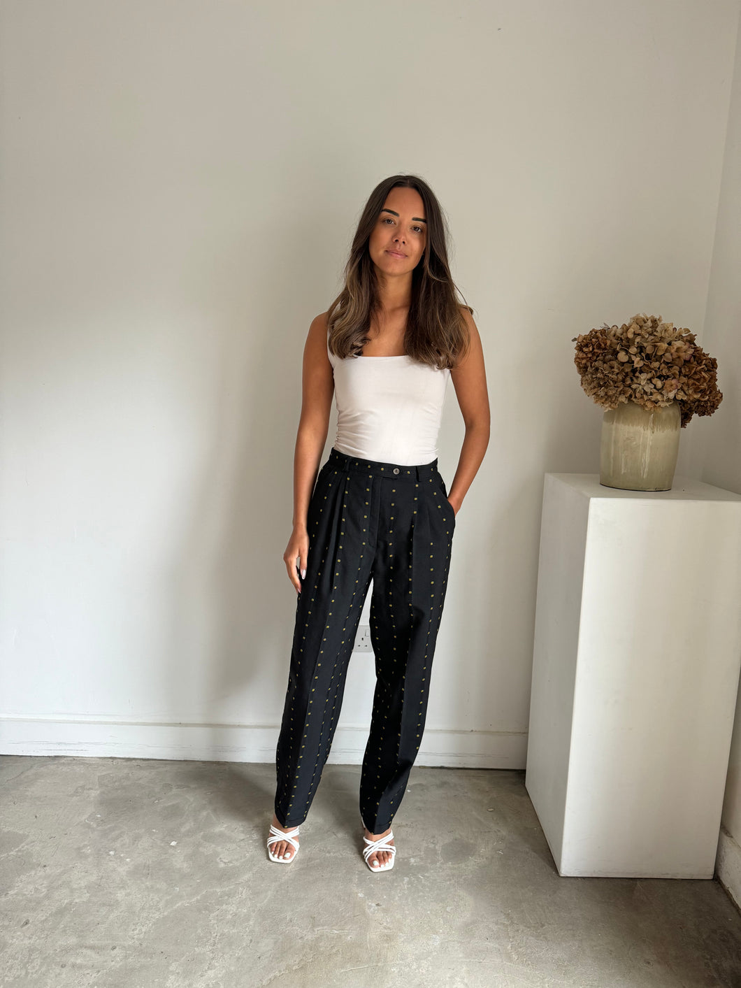 Vintage Patterned Trousers