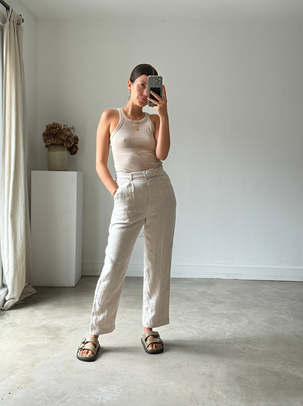 & Other Stories Linen Trousers