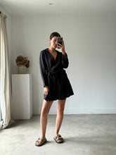 Load image into Gallery viewer, Monday Linen Wrap Dress
