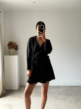 Load image into Gallery viewer, Monday Linen Wrap Dress
