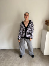 Load image into Gallery viewer, RE/DONE Zebra Wool Cardigan
