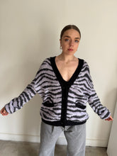 Load image into Gallery viewer, RE/DONE Zebra Wool Cardigan
