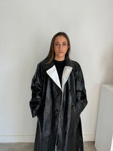 Load image into Gallery viewer, Dorothee Schumacher Patent Trench Coat
