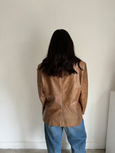 Load image into Gallery viewer, Leather Tan Jacket
