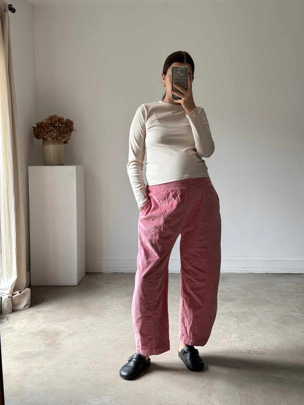 Beyond Nine Mable Pink Cord Trousers