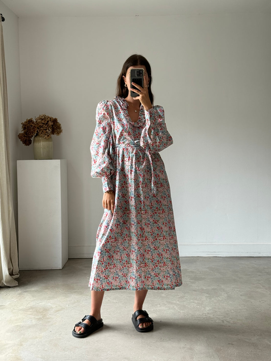 Benjamin Fox Floral Collar Dress