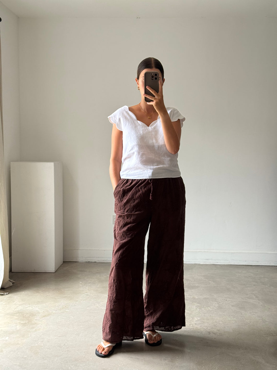 & Other Stories Linen Top