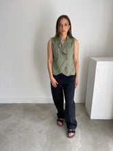 Load image into Gallery viewer, Linen Waistcoat Top
