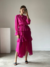 Load image into Gallery viewer, MISA Pink Frill Dress
