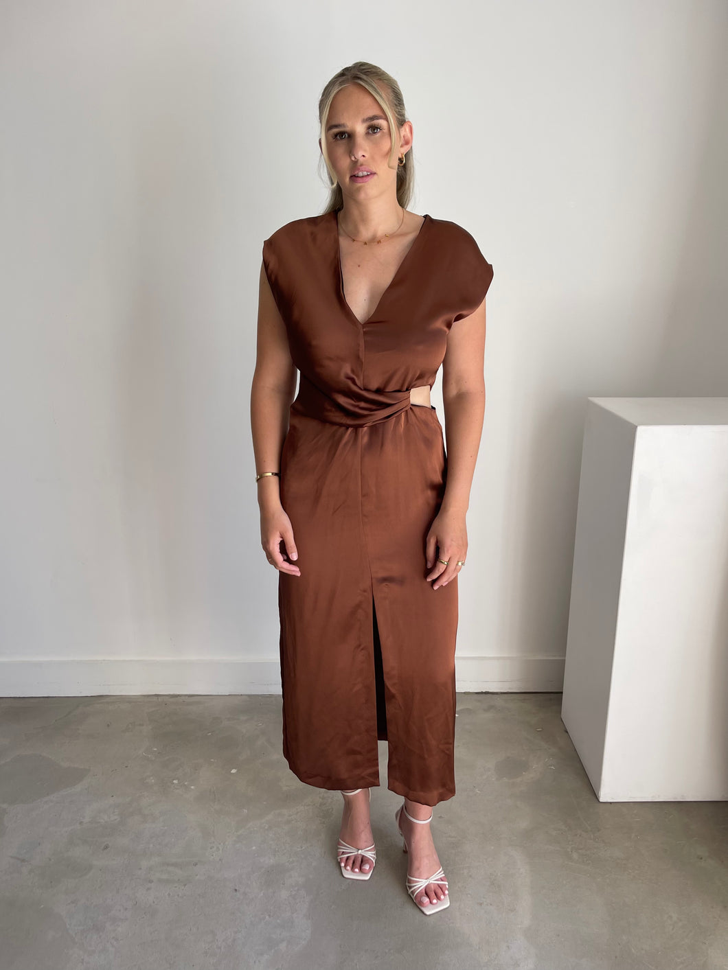 Zara Satin Dress NEW