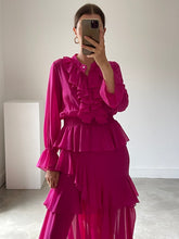 Load image into Gallery viewer, MISA Pink Frill Dress
