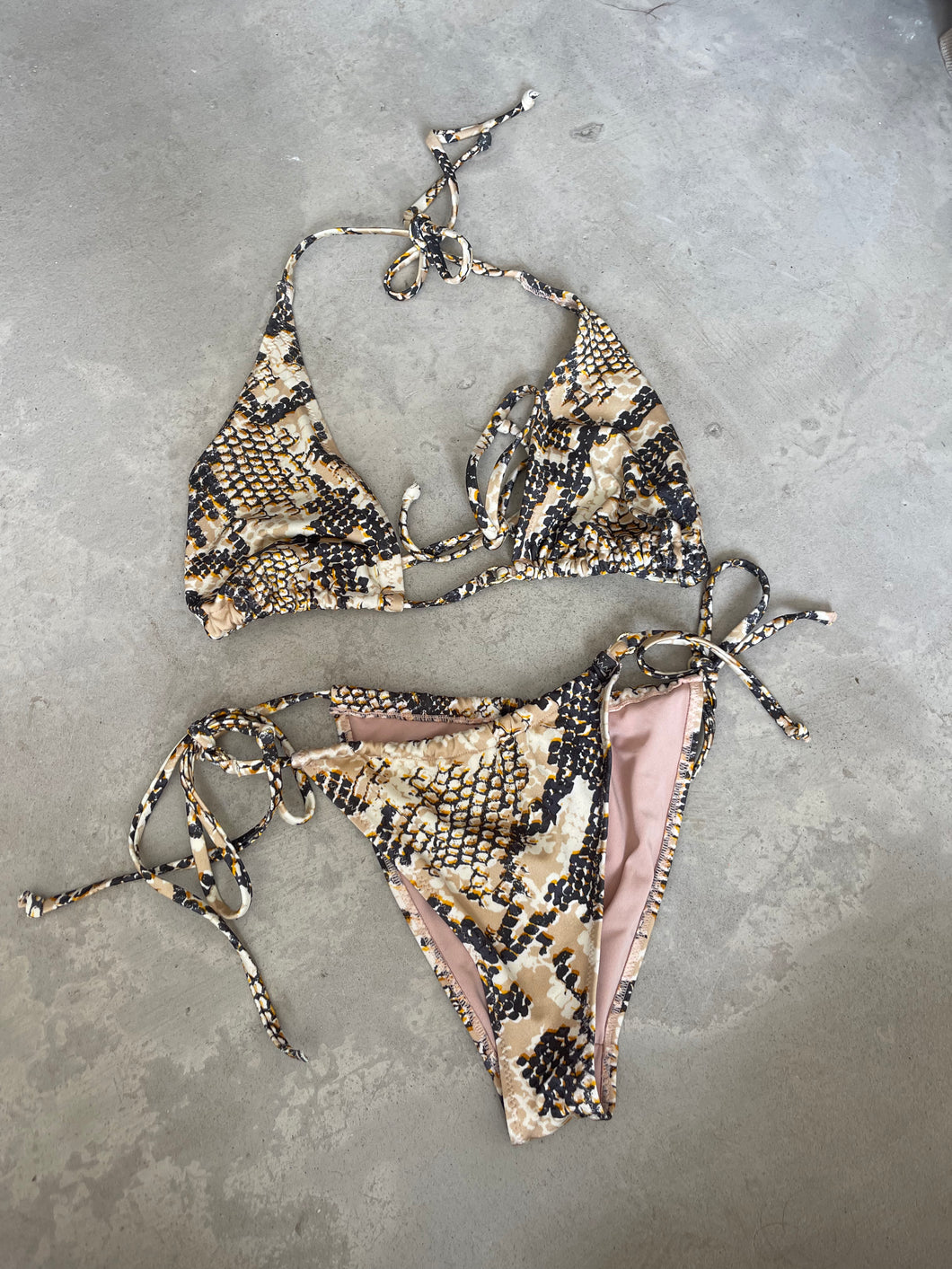 H&M Snakeskin Bikini