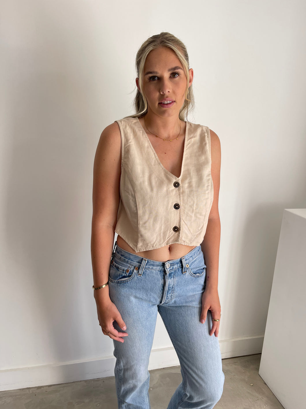 Linen Waistcoat