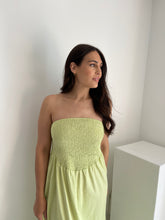 Load image into Gallery viewer, Linen Bandeau Dress
