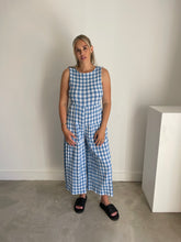 Load image into Gallery viewer, Asos Gingham Open Back Jumpsuit
