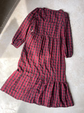 Load image into Gallery viewer, Red &amp; Black Checked Dress
