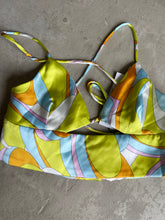 Load image into Gallery viewer, Zara Patterned Satin Crop Top
