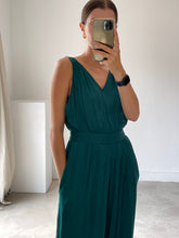 Load image into Gallery viewer, Anthropologie Satin Jumpsuit
