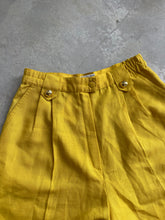 Load image into Gallery viewer, Vintage Culotte Linen Shorts

