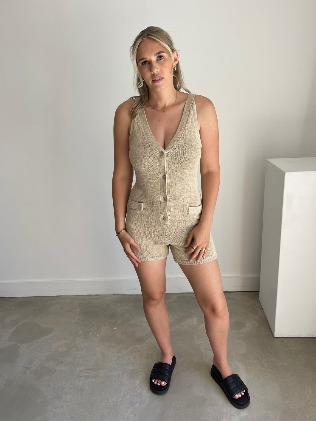 Zara Knitted Playsuit