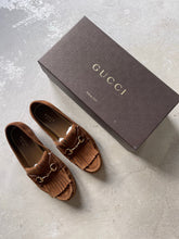 Load image into Gallery viewer, Gucci Suede Loafers - UK 4
